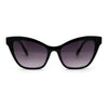 Women Classy Oversize Horned Cat Eye Chic Diva Sunglasses