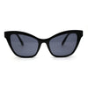 Women Classy Oversize Horned Cat Eye Chic Diva Sunglasses