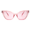 Women Classy Oversize Horned Cat Eye Chic Diva Sunglasses