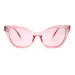 Women Classy Oversize Horned Cat Eye Chic Diva Sunglasses