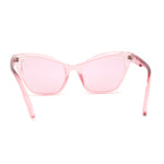 Women Classy Oversize Horned Cat Eye Chic Diva Sunglasses