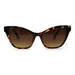 Women Classy Oversize Horned Cat Eye Chic Diva Sunglasses