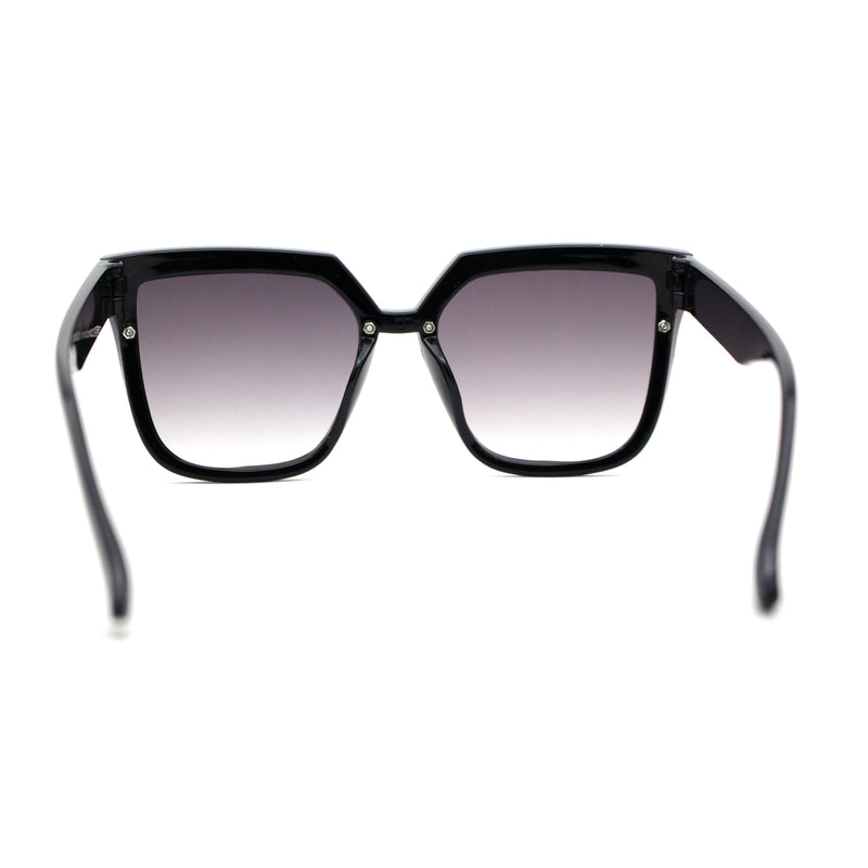 Pop Color Girls Child Size Luxe Plastic Semi Rimless Square Sunglasses