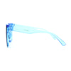 Pop Color Girls Child Size Luxe Plastic Semi Rimless Square Sunglasses