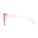 Pop Color Girls Child Size Luxe Plastic Semi Rimless Square Sunglasses