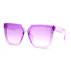 Pop Color Girls Child Size Luxe Plastic Semi Rimless Square Sunglasses