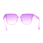 Pop Color Girls Child Size Luxe Plastic Semi Rimless Square Sunglasses