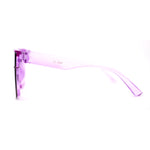 Pop Color Girls Child Size Luxe Plastic Semi Rimless Square Sunglasses