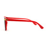 Kids Child Size Luxe Plastic Semi Rimless Rectangular Racer Sunglasses