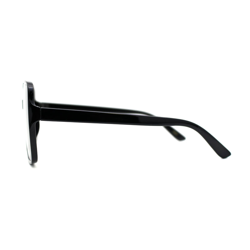 Womens Minimalist Rectangular Mod Butterfly Plastic Sunglasses