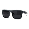 Kush Brushed Plastic Wood Grain Iconic Horn Rim Sunglasses