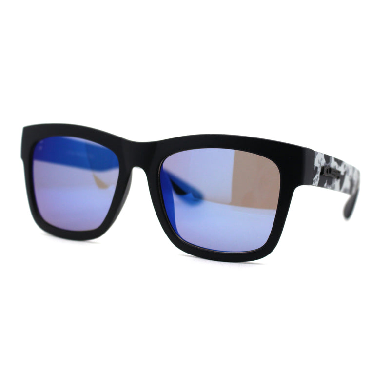 Kush Color Mirror Hipster Oversize Horn Rim OG Sunglasses