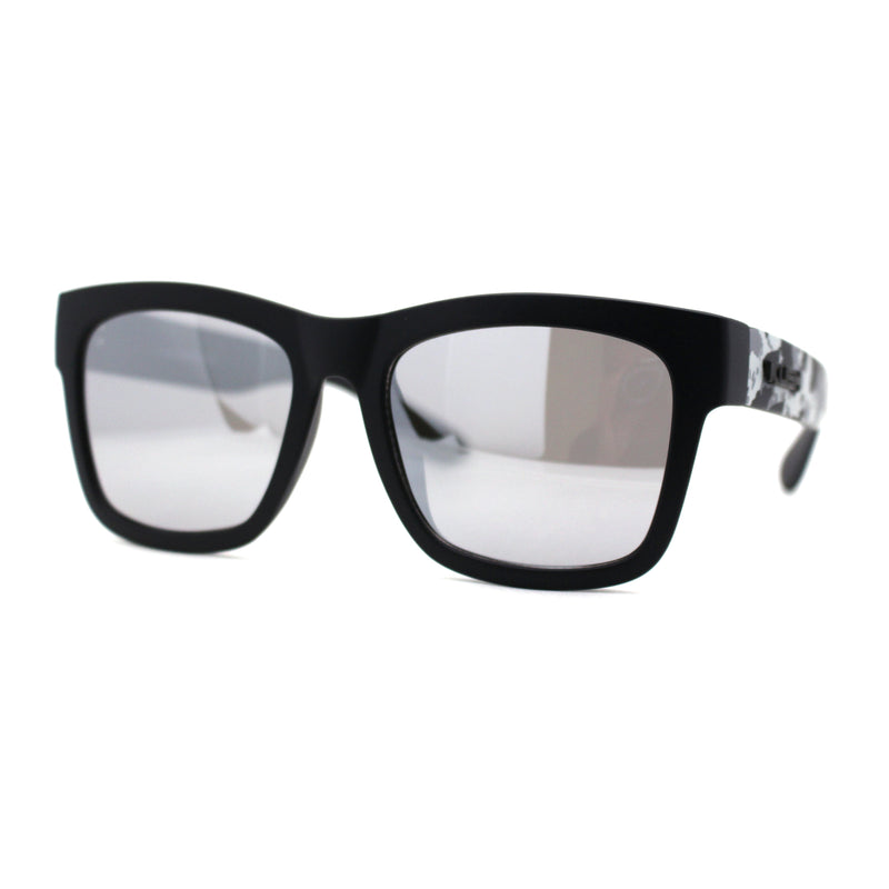 Kush Color Mirror Hipster Oversize Horn Rim OG Sunglasses