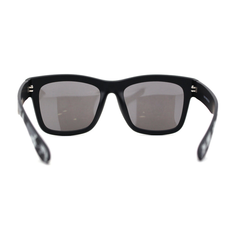 Kush Color Mirror Hipster Oversize Horn Rim OG Sunglasses