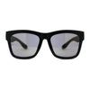 Kush Color Mirror Hipster Oversize Horn Rim OG Sunglasses