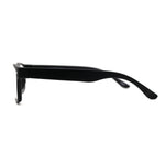 Classic Rectangle Horn Rim Plastic Fashion Clear Lens Eye Glasses