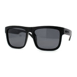 Premium Kush Polarized Woodgrain Horn Rim Sunglasses