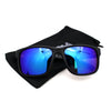 Premium Kush Polarized Sport Horn Rim Color Mirror Sunglasses