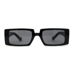 Mod Dad Shade Square Rectangle Plastic Retro Sunglasses