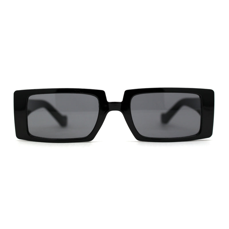 Mod Dad Shade Square Rectangle Plastic Retro Sunglasses