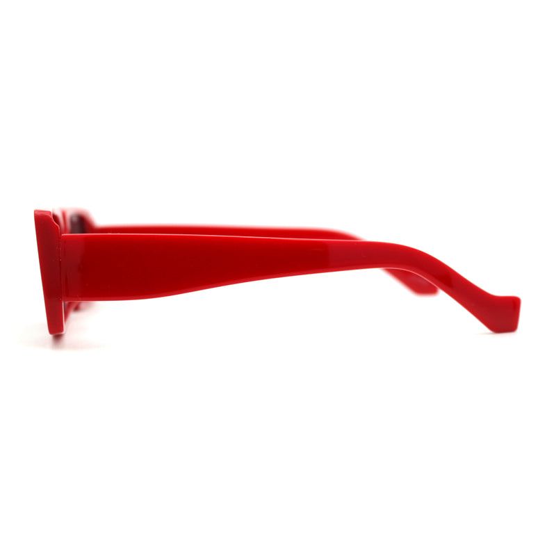 Mod Dad Shade Square Rectangle Plastic Retro Sunglasses
