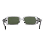 Mod Dad Shade Square Rectangle Plastic Retro Sunglasses