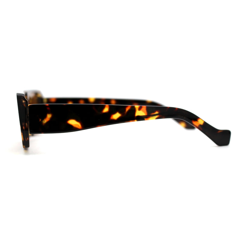 Mod Dad Shade Square Rectangle Plastic Retro Sunglasses