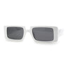 Mod Dad Shade Square Rectangle Plastic Retro Sunglasses