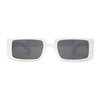 Mod Dad Shade Square Rectangle Plastic Retro Sunglasses