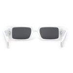 Mod Dad Shade Square Rectangle Plastic Retro Sunglasses
