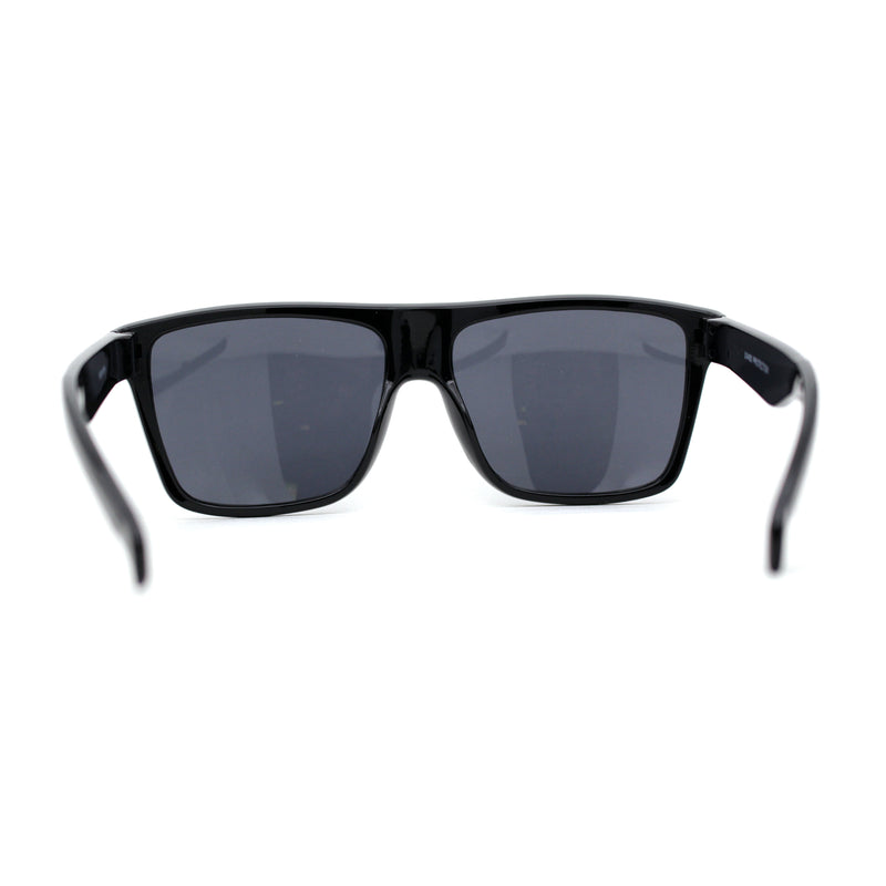 Kush Flat Top Horn Sport Plastic Sunglasses