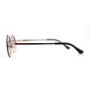 Pimp Rhinestone Frame Oval Rimless Metal Rim Sunglasses