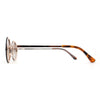 Pimp Rhinestone Frame Oval Rimless Metal Rim Sunglasses