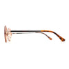 Pimp Rhinestone Frame Oval Rimless Metal Rim Sunglasses