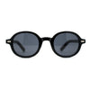 Mens Dapper Round Oval Hipster Plastic Sunglasses