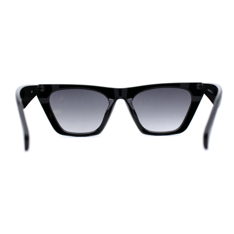 Womens Mod Flat Top Cat Eye Retro Fashion Sunglasses