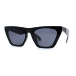 Womens Mod Flat Top Cat Eye Retro Fashion Sunglasses