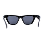 Womens Mod Flat Top Cat Eye Retro Fashion Sunglasses