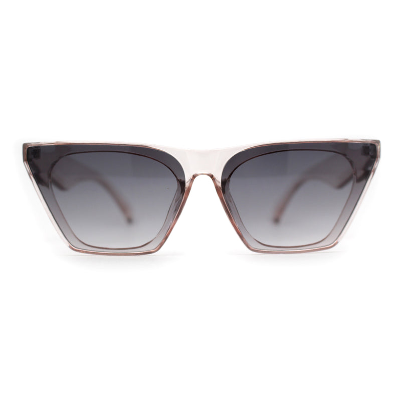 Womens Mod Flat Top Cat Eye Retro Fashion Sunglasses