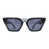 Womens Mod Flat Top Cat Eye Retro Fashion Sunglasses