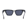 Womens Mod Flat Top Cat Eye Retro Fashion Sunglasses