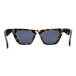 Womens Mod Flat Top Cat Eye Retro Fashion Sunglasses