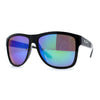 Mirror Lens Kush Mens Oversize Rectangular Sport Sunglasses