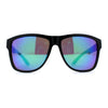 Mirror Lens Kush Mens Oversize Rectangular Sport Sunglasses