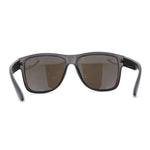 Mirror Lens Kush Mens Oversize Rectangular Sport Sunglasses