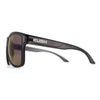 Mirror Lens Kush Mens Oversize Rectangular Sport Sunglasses