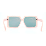 Womens Mod Square Butterfly Chic Sunglasses