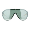 Mens Futuristic Shield Racer Rimless Sunglasses