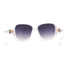 Women Lion Emblem Diva Butterfly Sunglasses