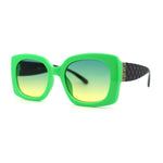 Classic 90s Designer Womens Mod Thick Plastic Butterfly Sunglasses